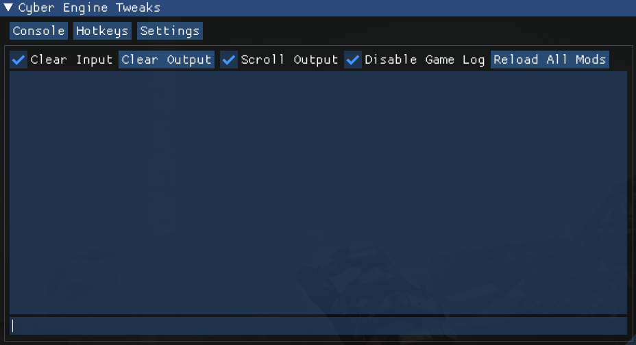Engine tweaks Engine tweaks