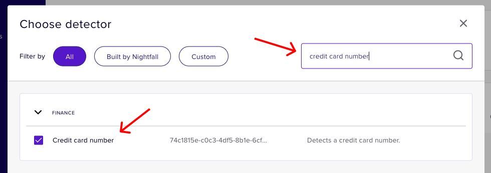 Choosing DLP detectors for scanning Amazon S3