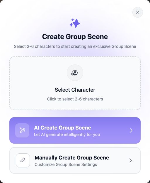 Group Scene cast selector