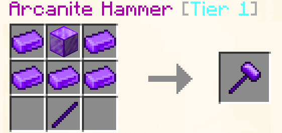 Click here to see the crafting layout!