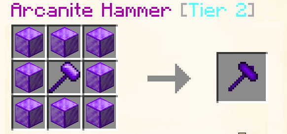 Click here to see the crafting layout!