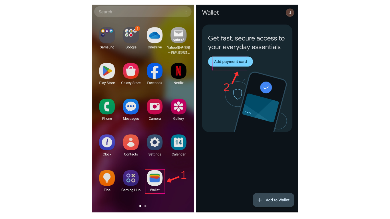 Adding Card to Google Wallet 1