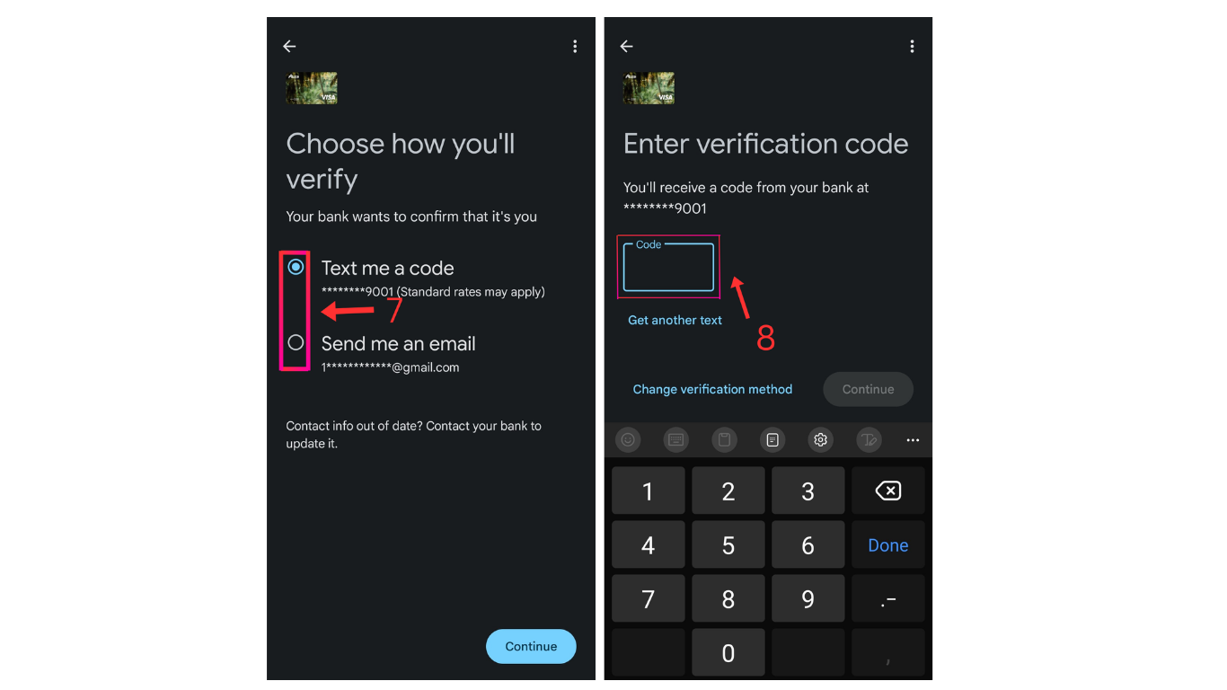 Adding Card to Google Wallet 5