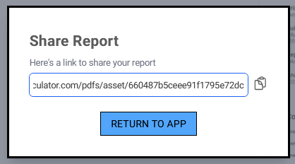 Generate a sharing link for the PDF.