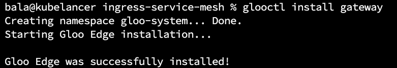 Gloo Edge setup on Kubernetes